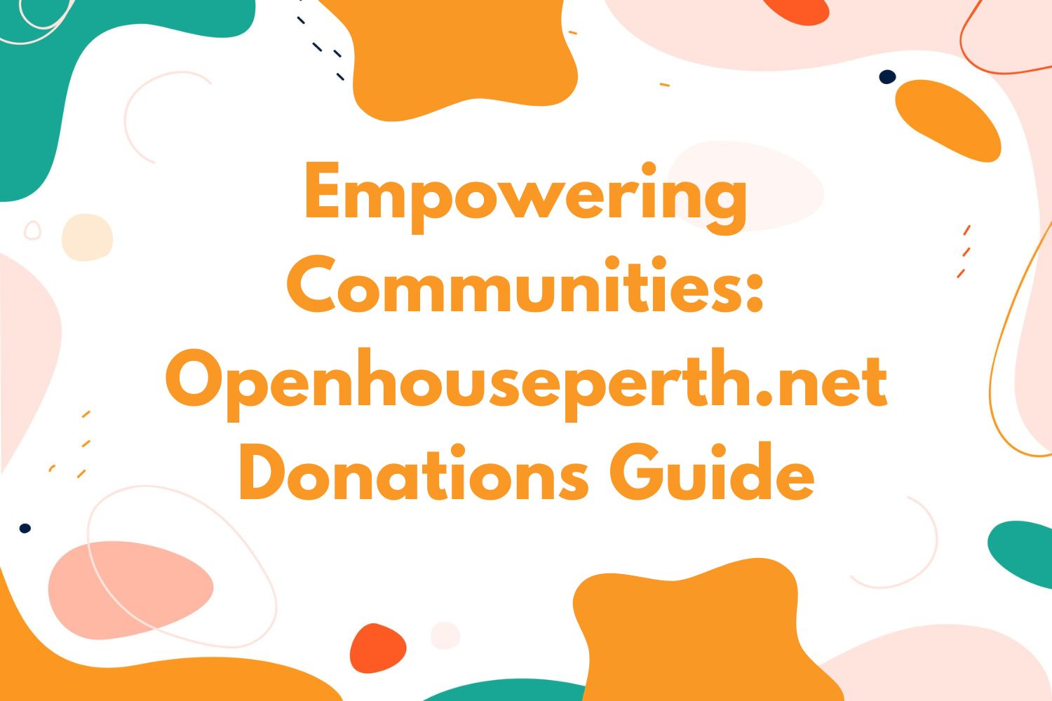 Openhouseperth.net Donations